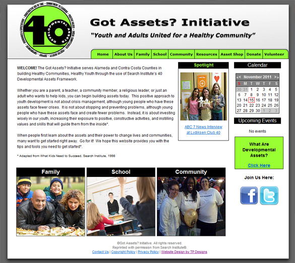 Non-Profit Organization Website Redesign
