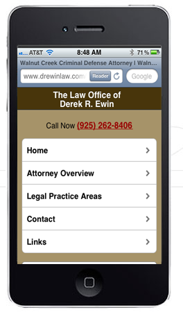 Mobile Attorney Web Design