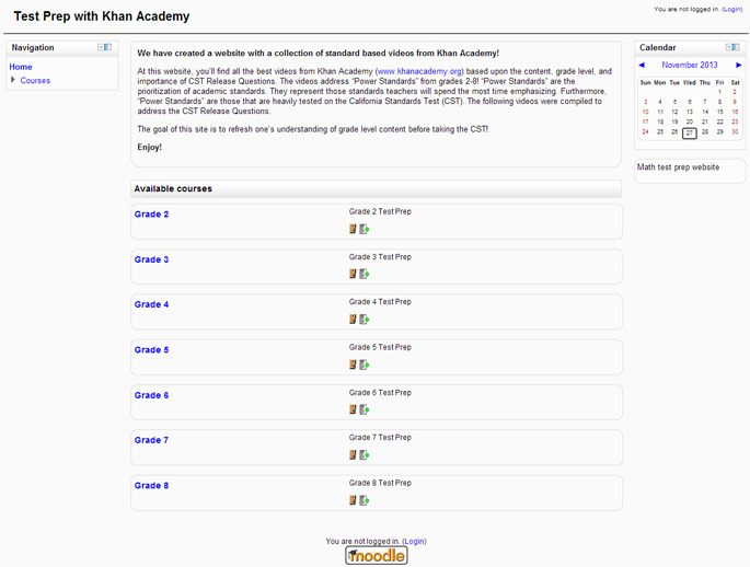 Online Course Web Design